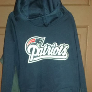 NFL Team Apparel New England Patriots Blue Hoodie
